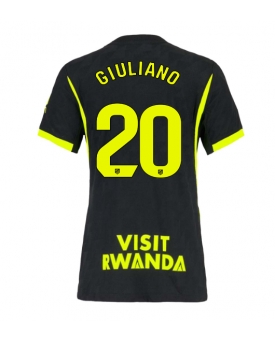 Atletico Madrid Giuliano Simeone #20 Maglia Gara Trasferta Repliche 2026-27 Donna Maniche Corte